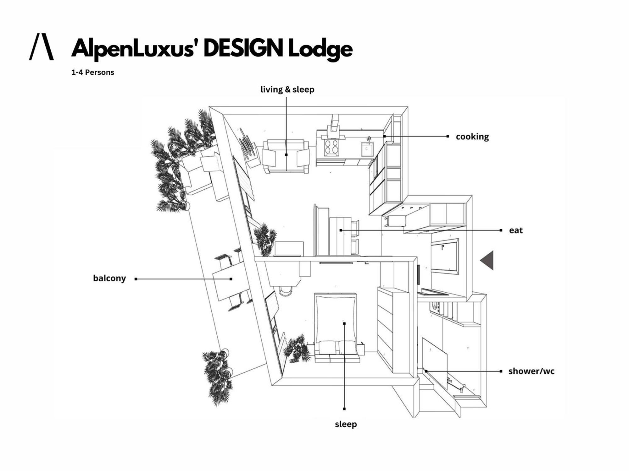 Alpenluxus Presents Design Lodge - Terrace & Car Park Kramsach Exteriör bild